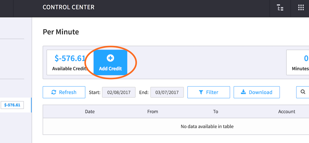 Add Credit